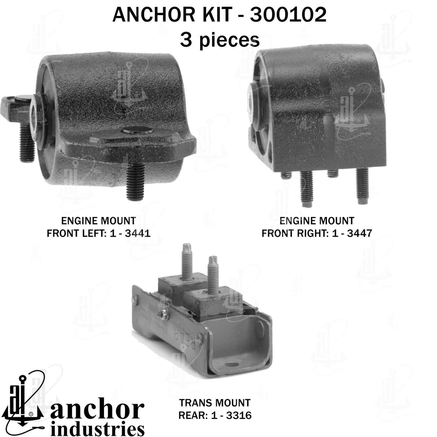 Anchor Engine Mount Kit 300102