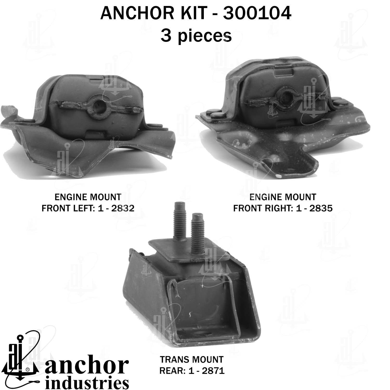 Anchor Engine Mount Kit 300104