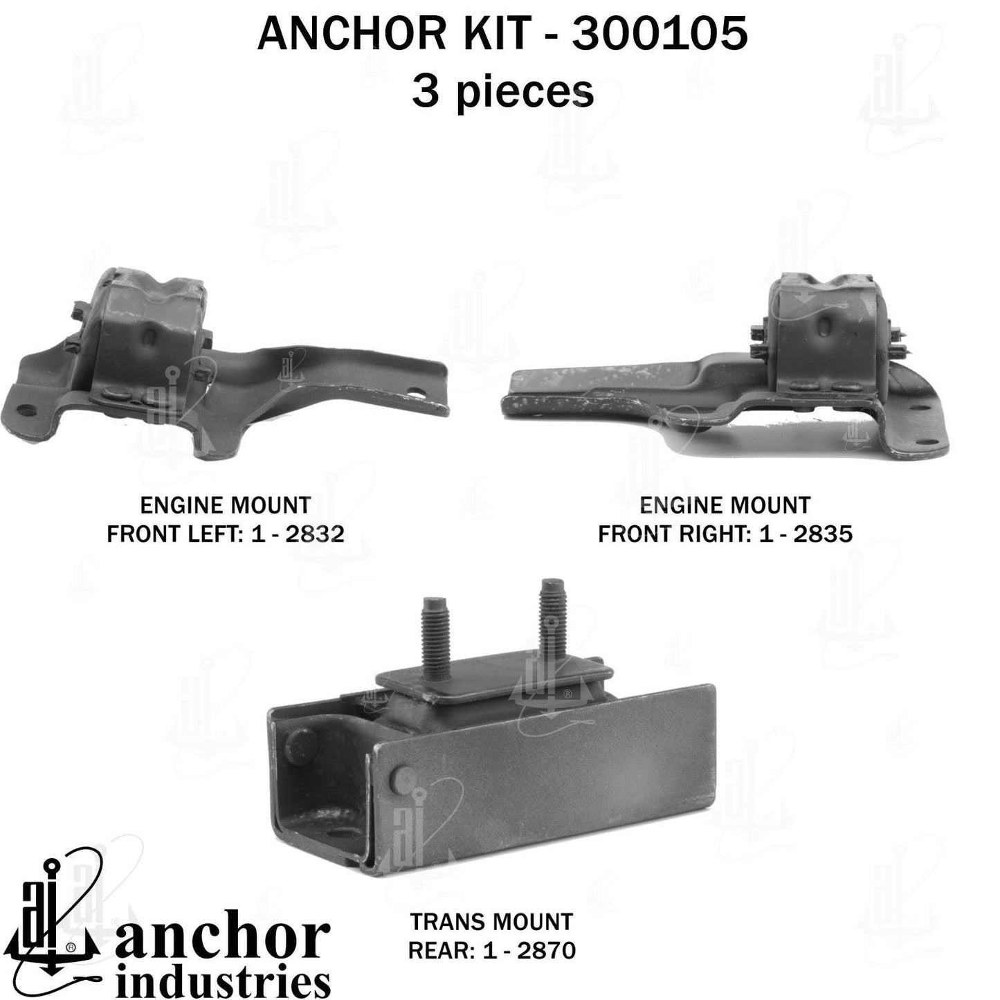 Anchor Engine Mount Kit 300105
