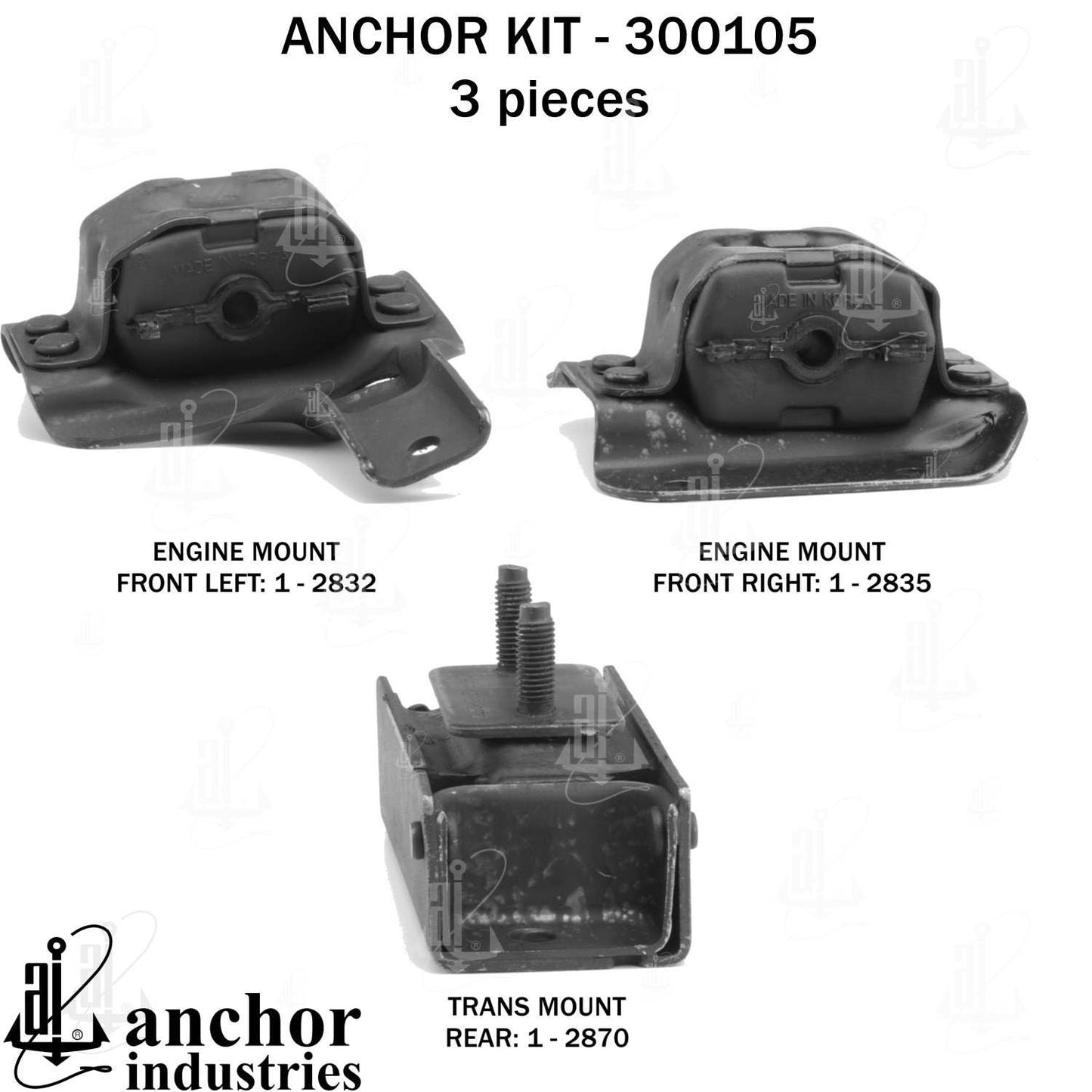 Anchor Engine Mount Kit 300105