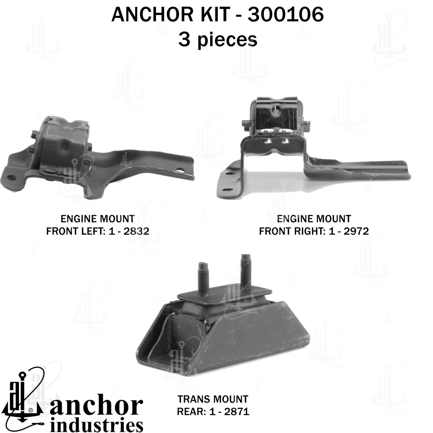 Anchor Engine Mount Kit 300106