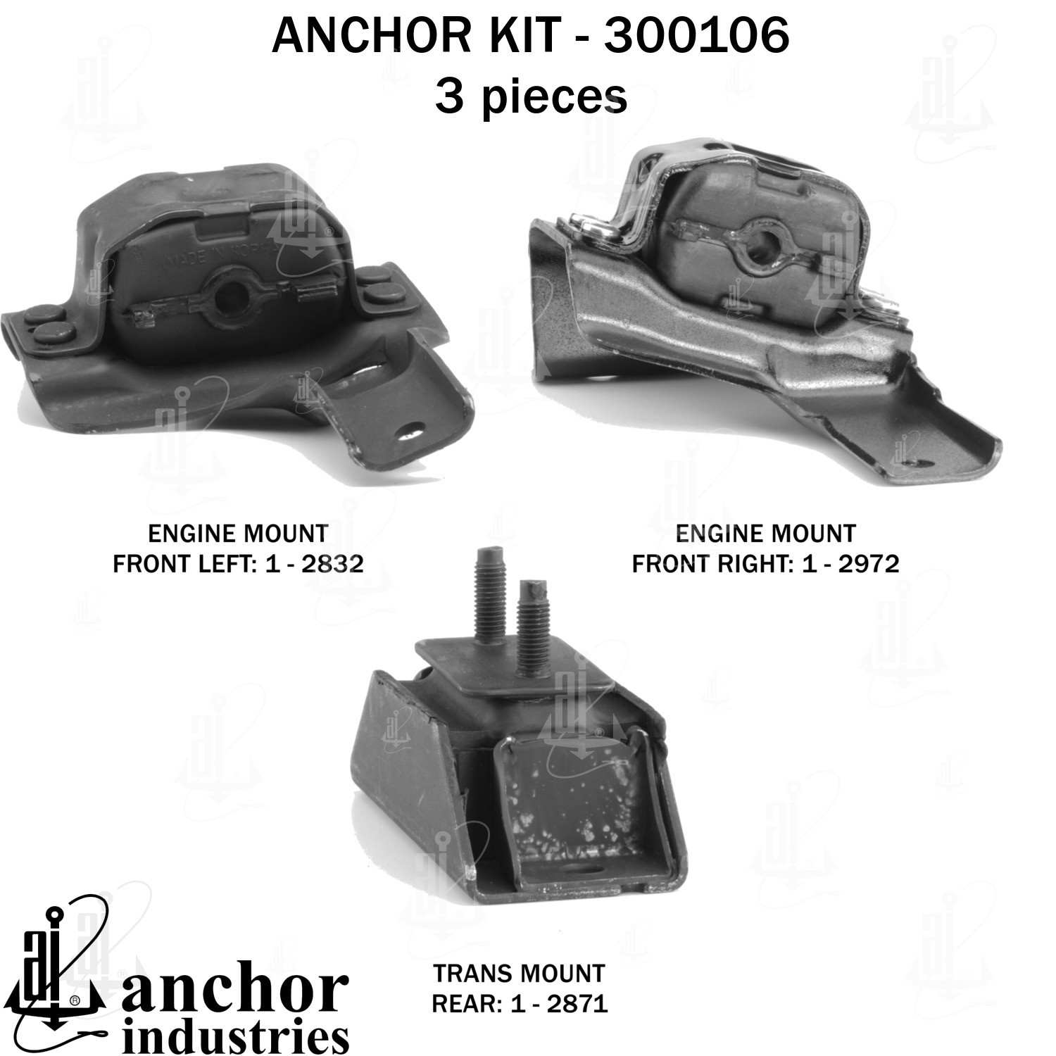 Anchor Engine Mount Kit 300106