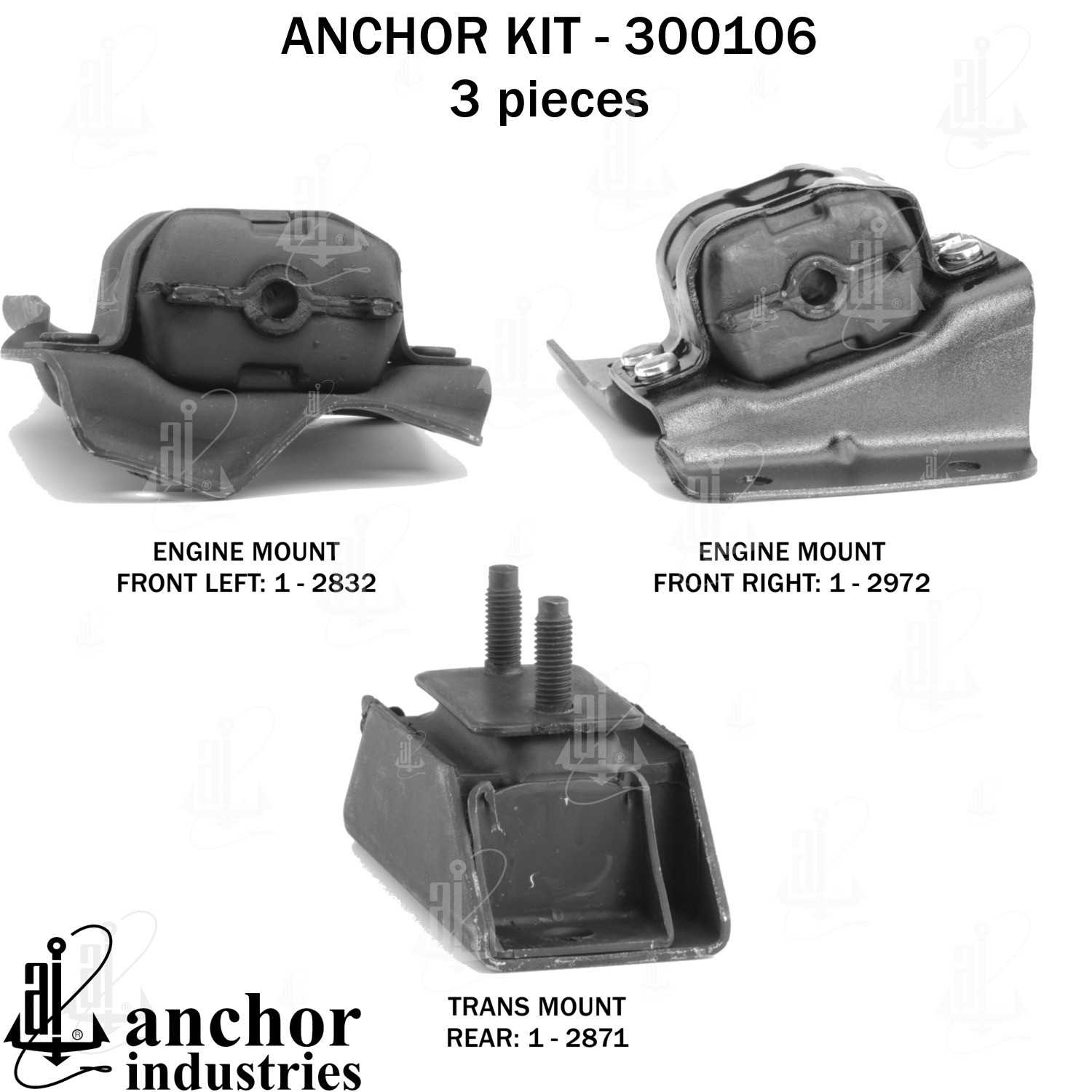 Anchor Engine Mount Kit 300106