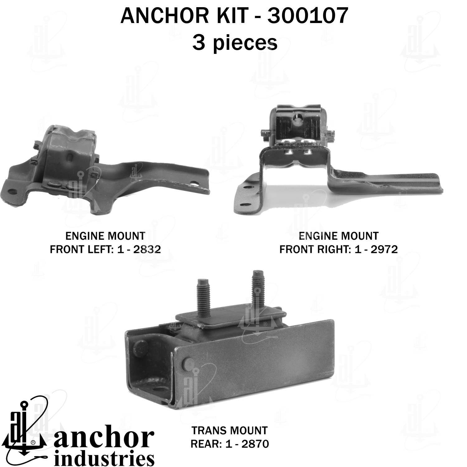 Anchor Engine Mount Kit 300107