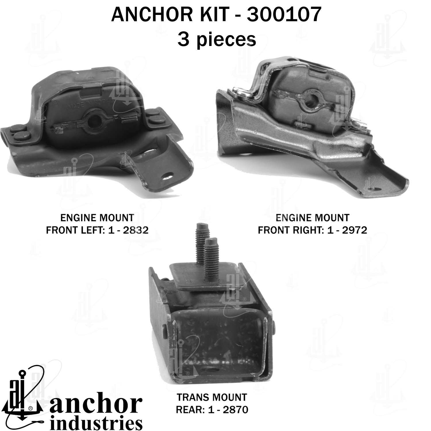 Anchor Engine Mount Kit 300107