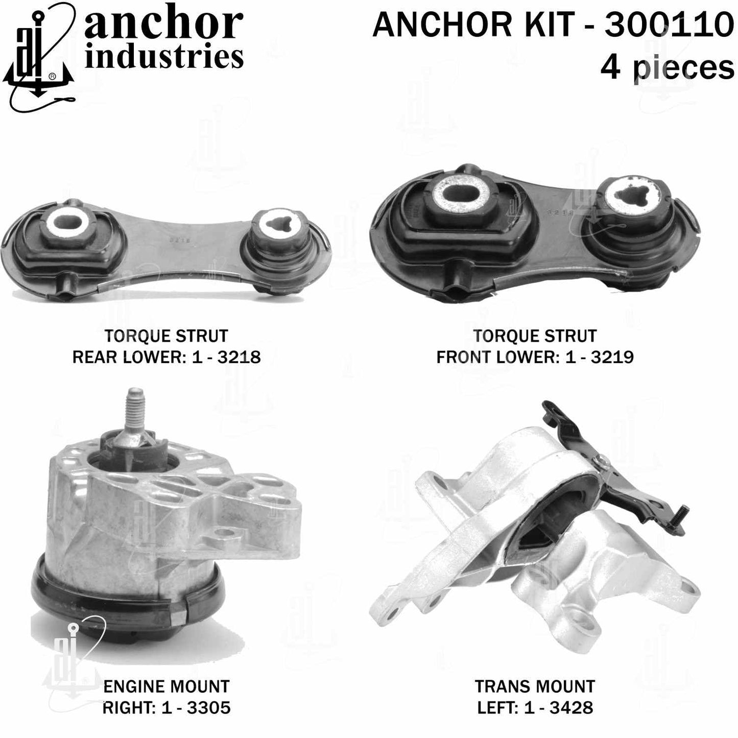 Anchor Engine Mount Kit 300110