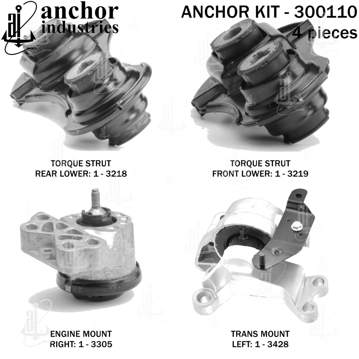 Anchor Engine Mount Kit 300110