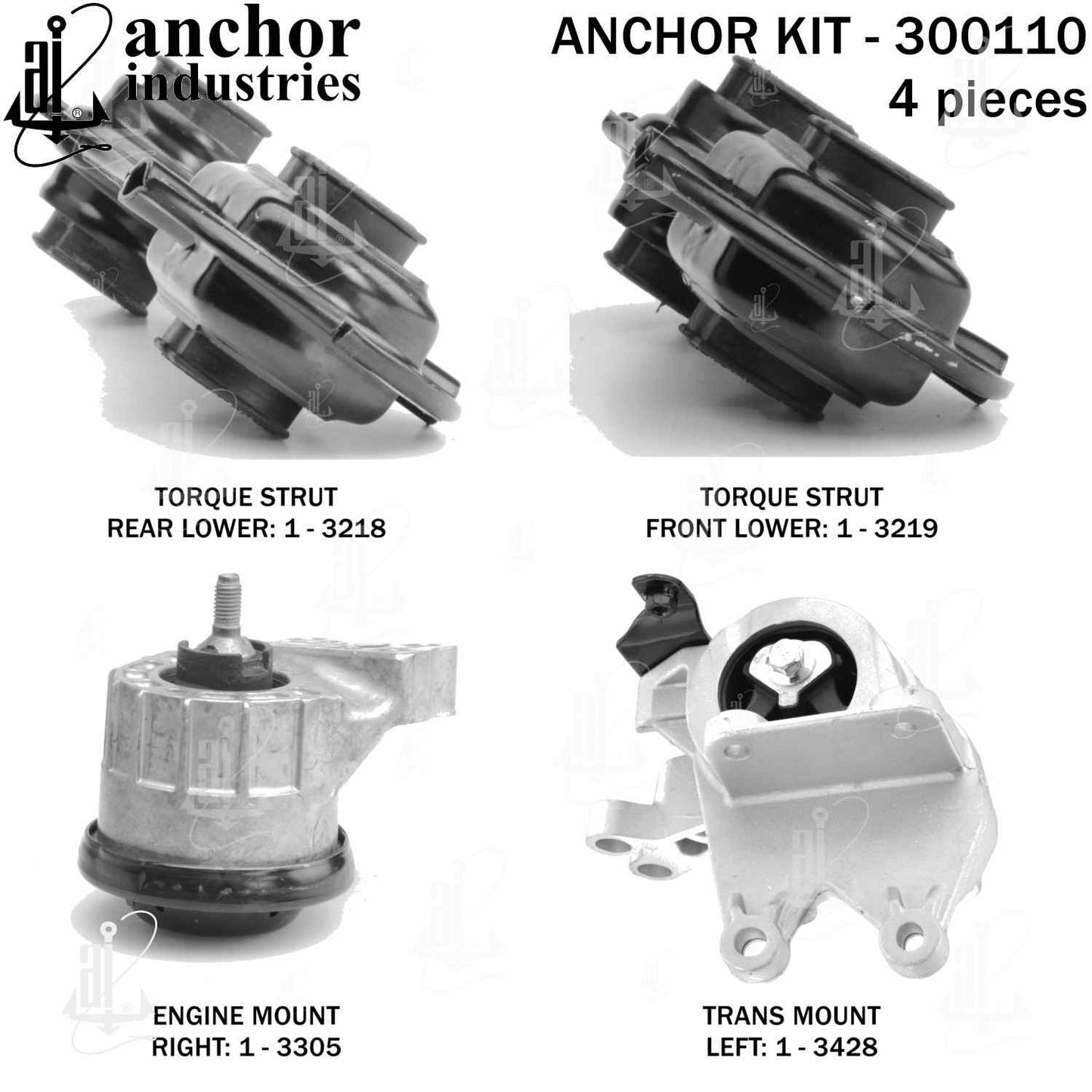 Anchor Engine Mount Kit 300110