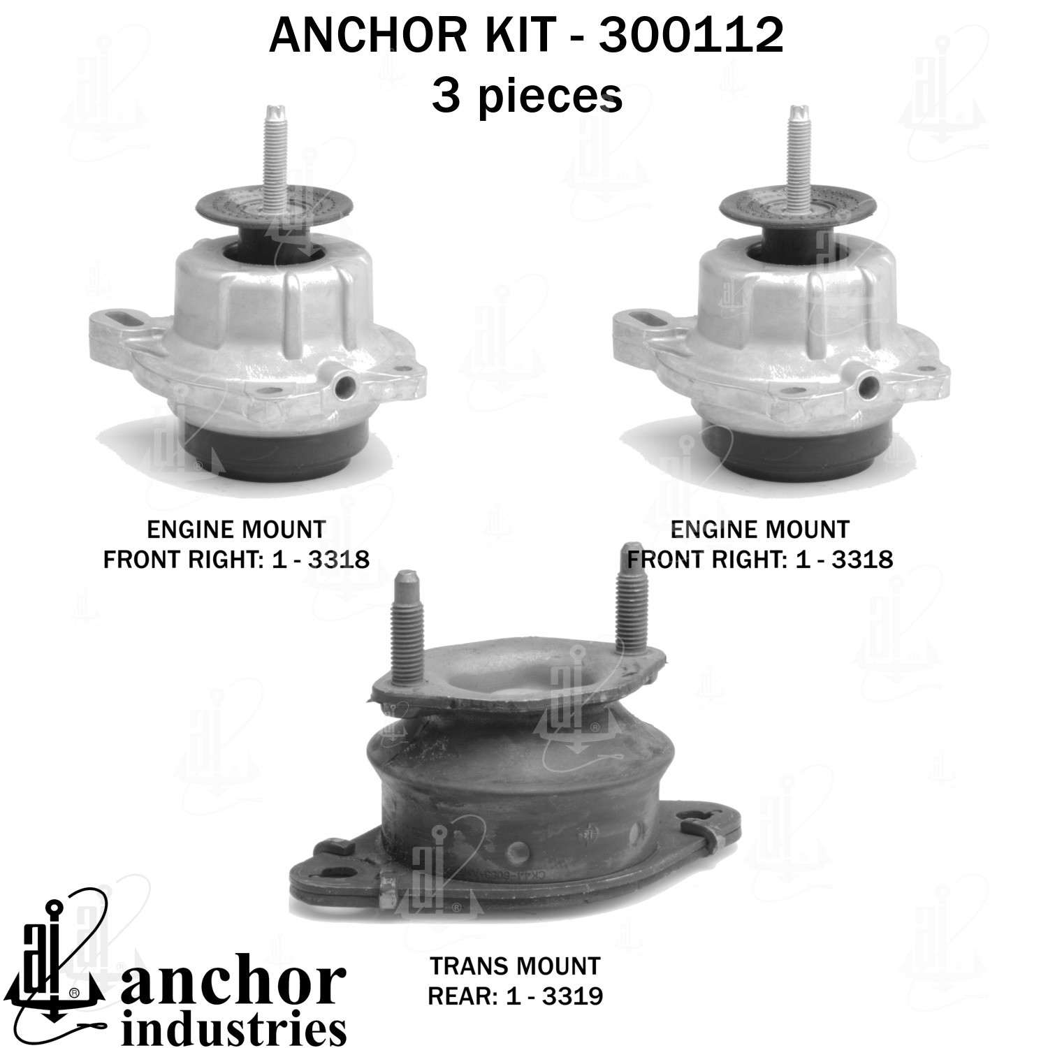 Anchor Engine Mount Kit 300112