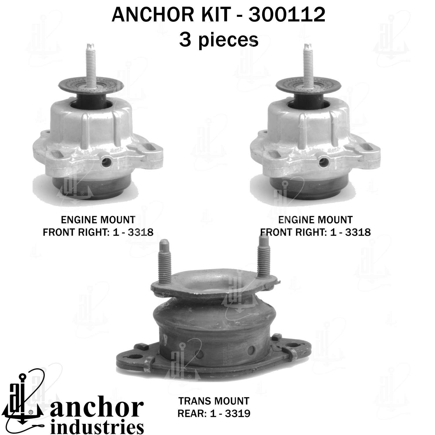 Anchor Engine Mount Kit 300112