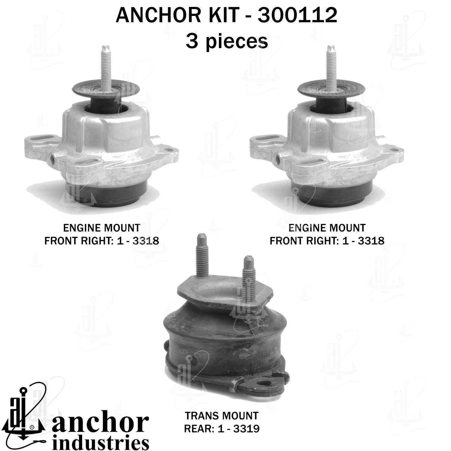 Anchor Engine Mount Kit 300112