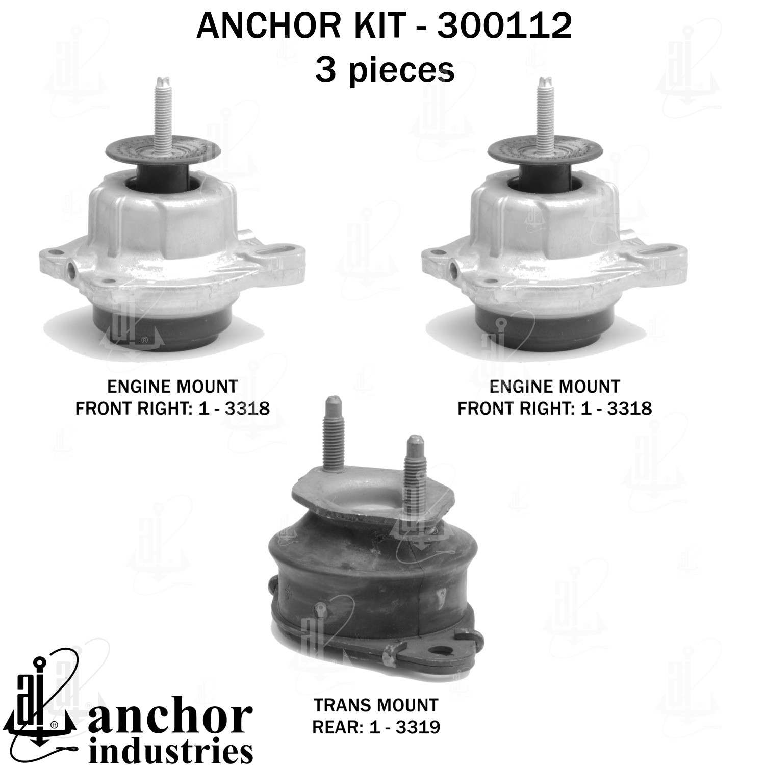 Anchor Engine Mount Kit 300112