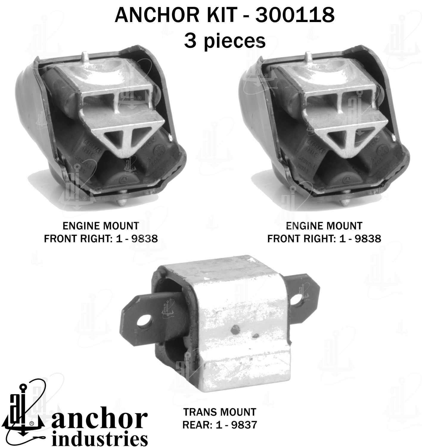 Anchor Engine Mount Kit 300118