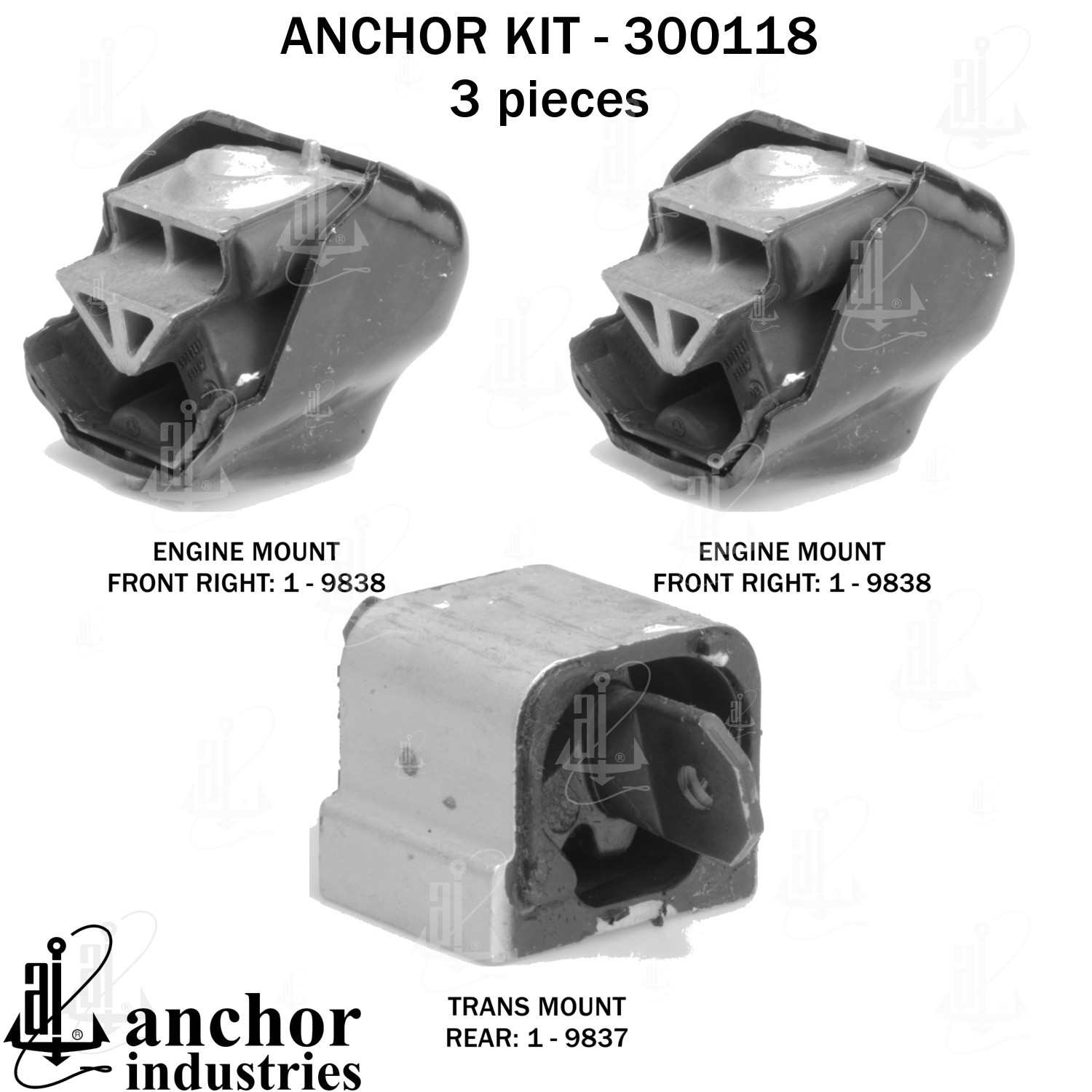 Anchor Engine Mount Kit 300118