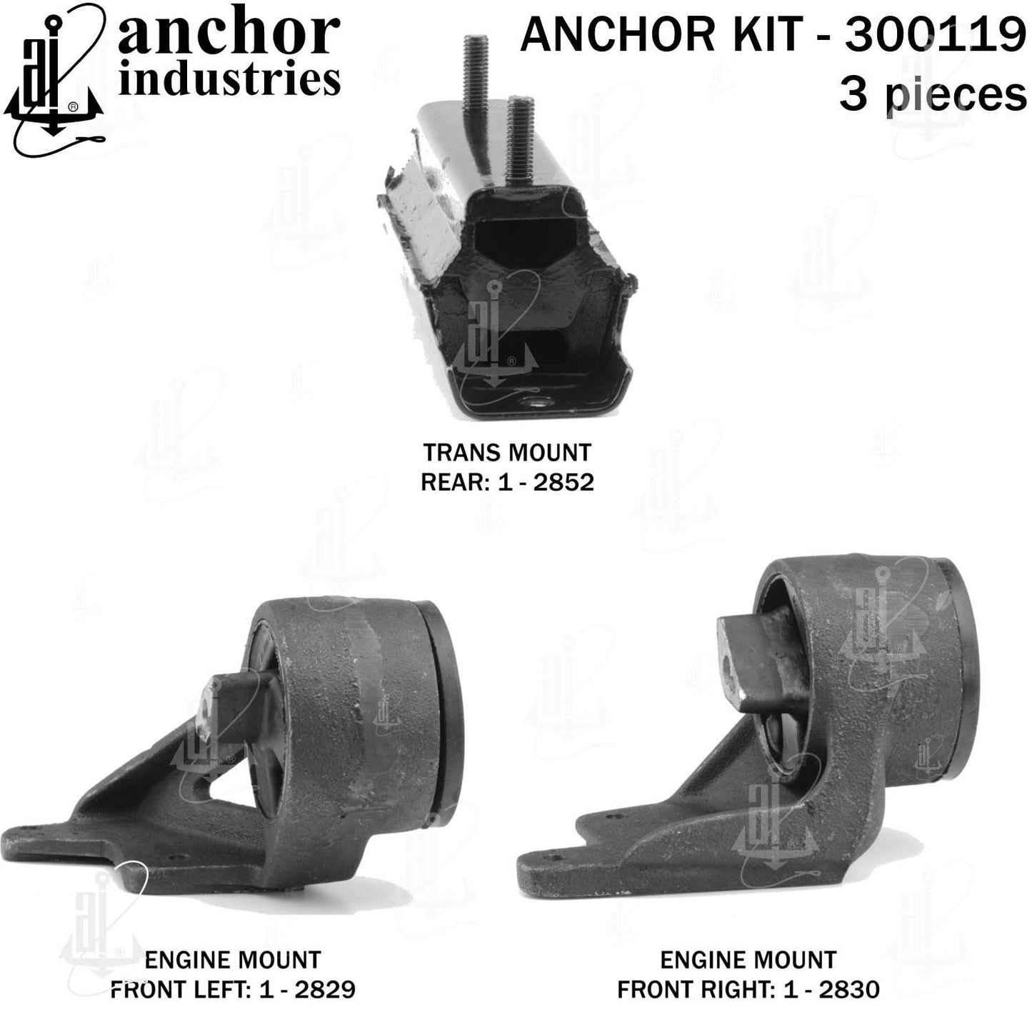 Anchor Engine Mount Kit 300119