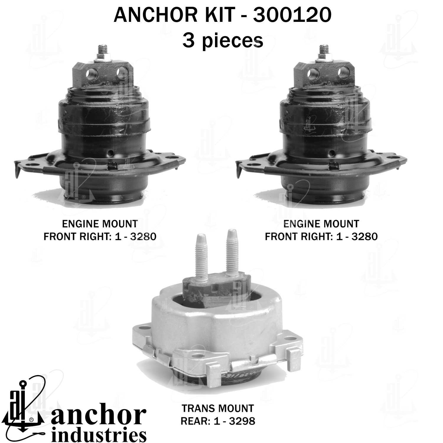 Anchor Engine Mount Kit 300120