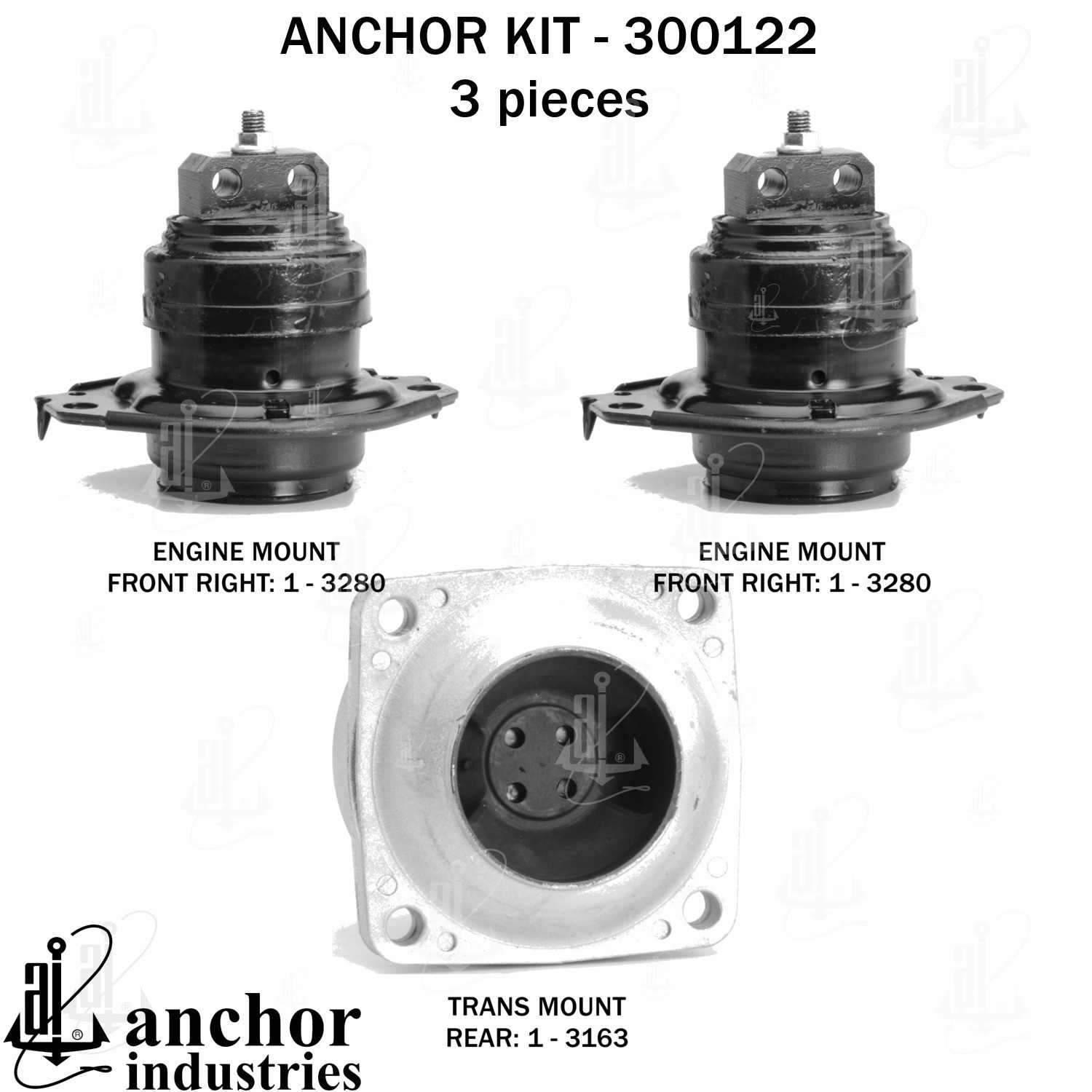 Anchor Engine Mount Kit 300122