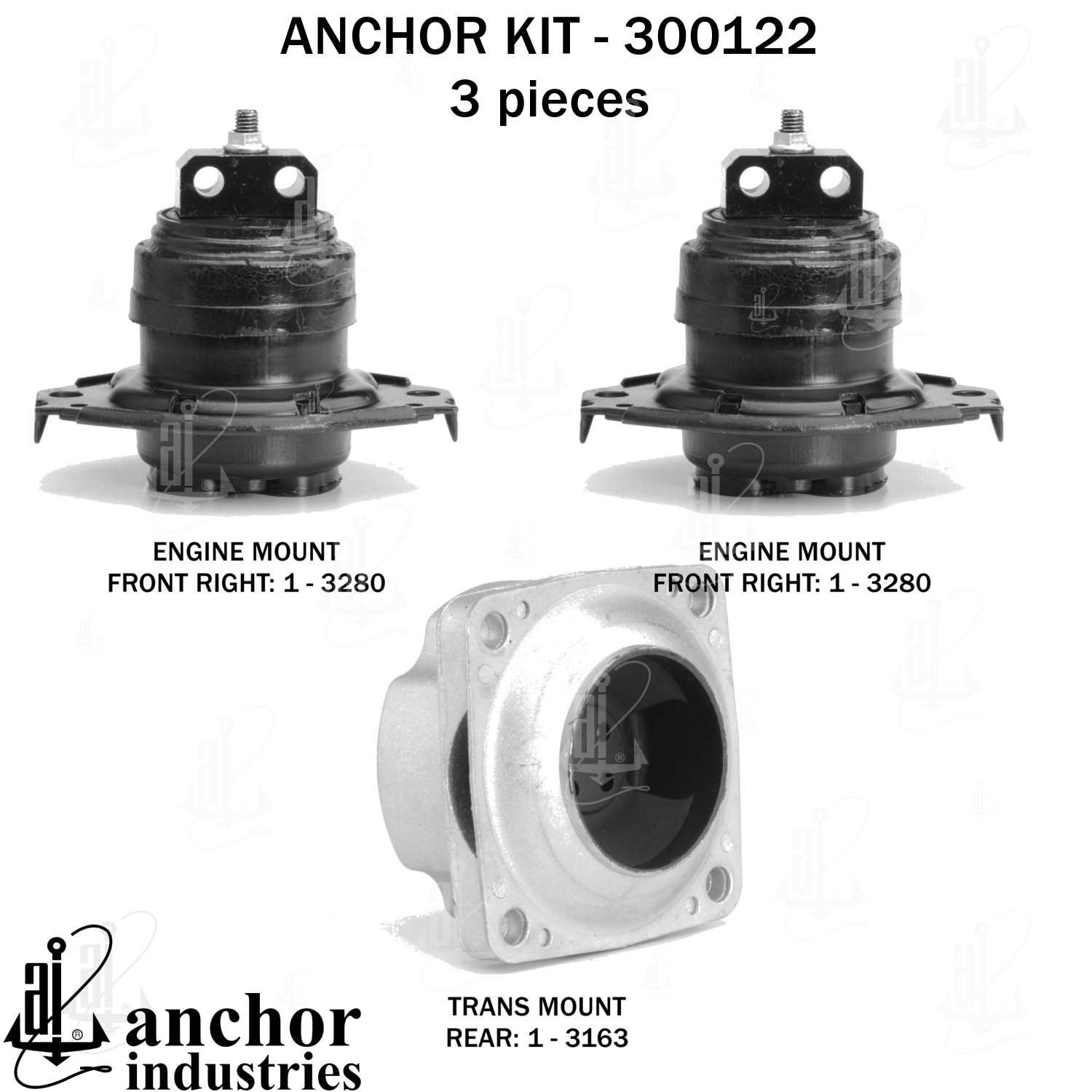 Anchor Engine Mount Kit 300122