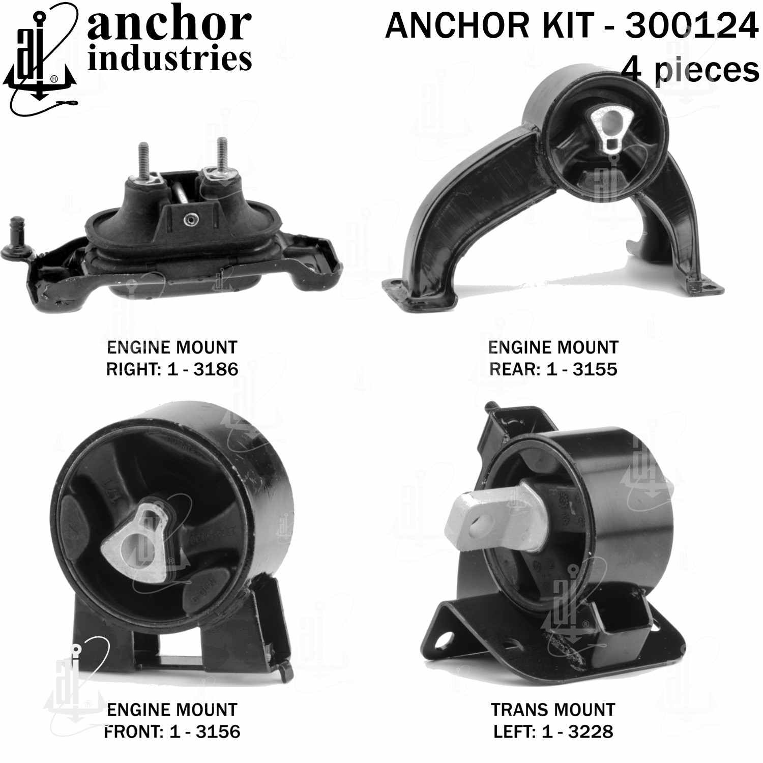 Anchor Engine Mount Kit 300124