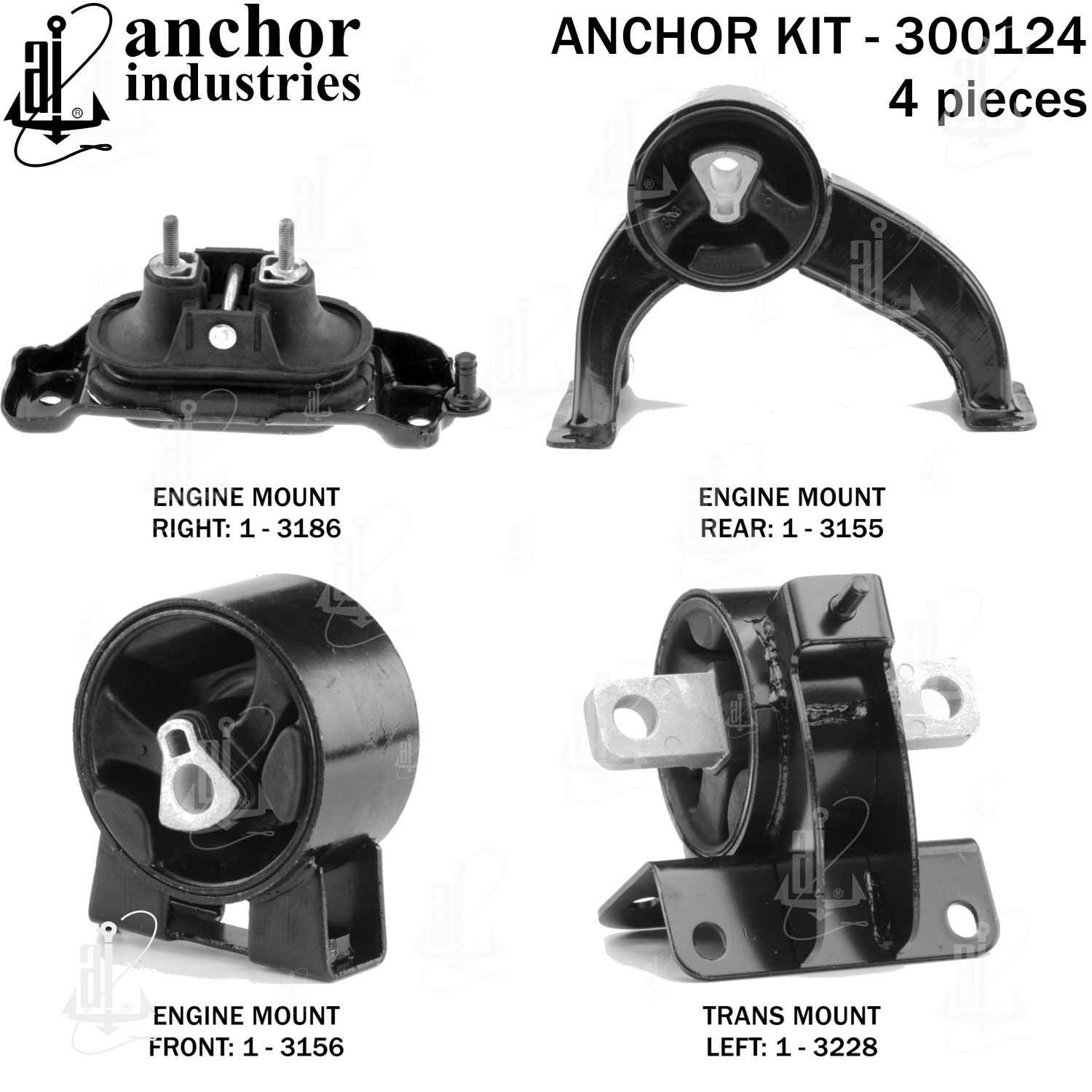 Anchor Engine Mount Kit 300124