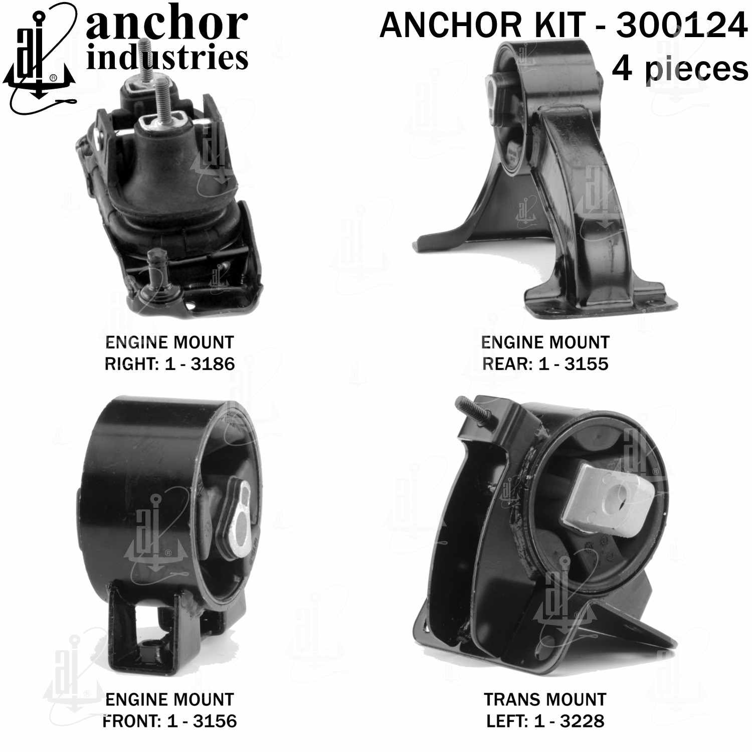 Anchor Engine Mount Kit 300124