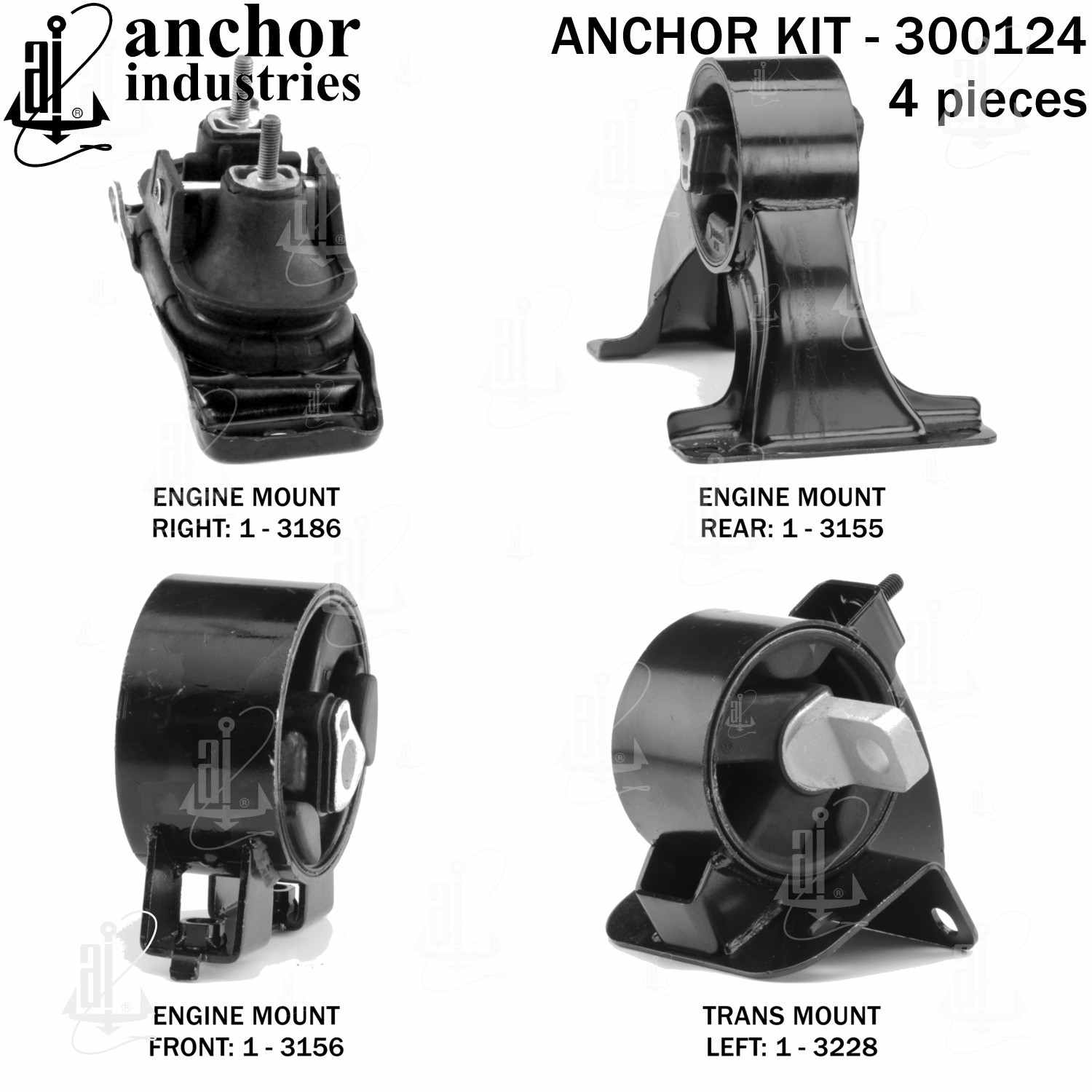 Anchor Engine Mount Kit 300124