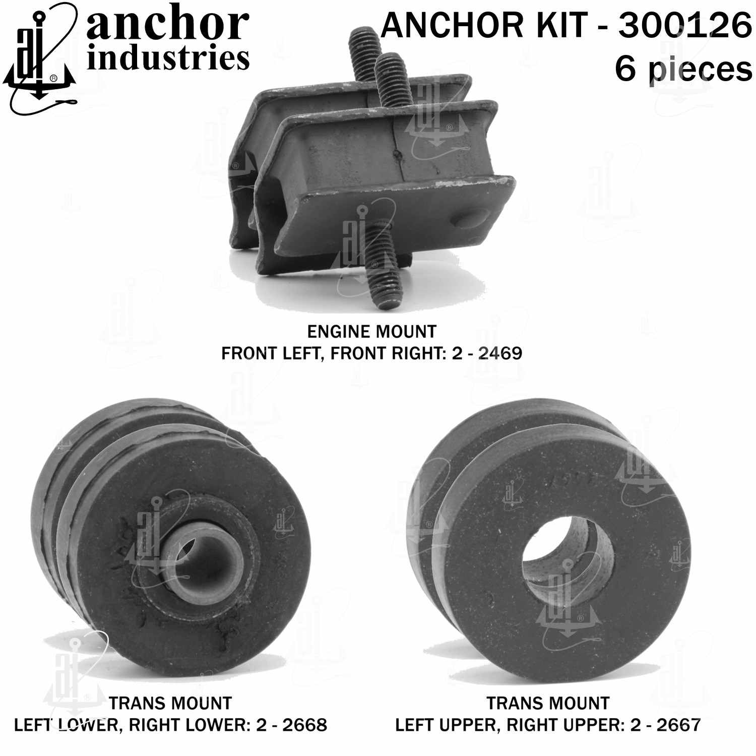 Anchor Engine Mount Kit 300126