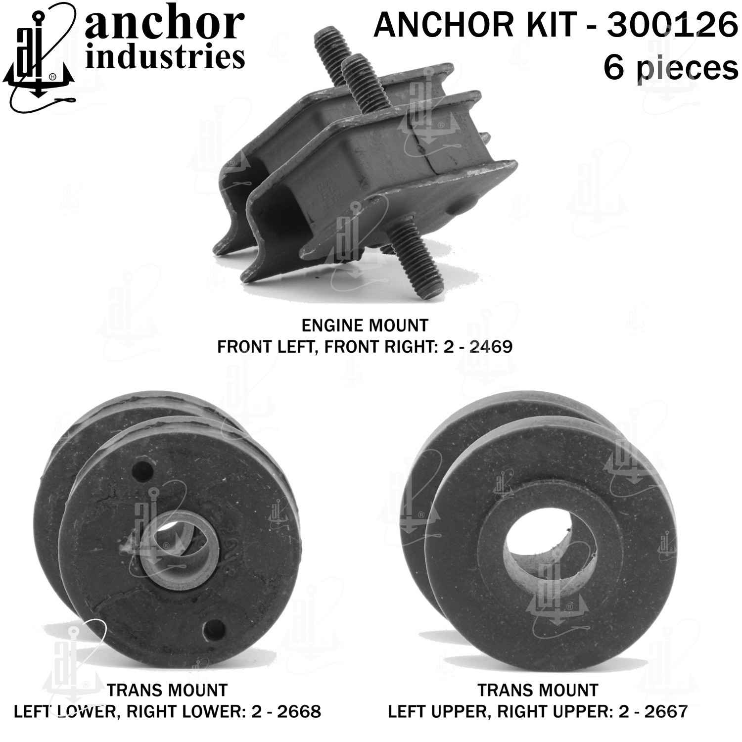 Anchor Engine Mount Kit 300126