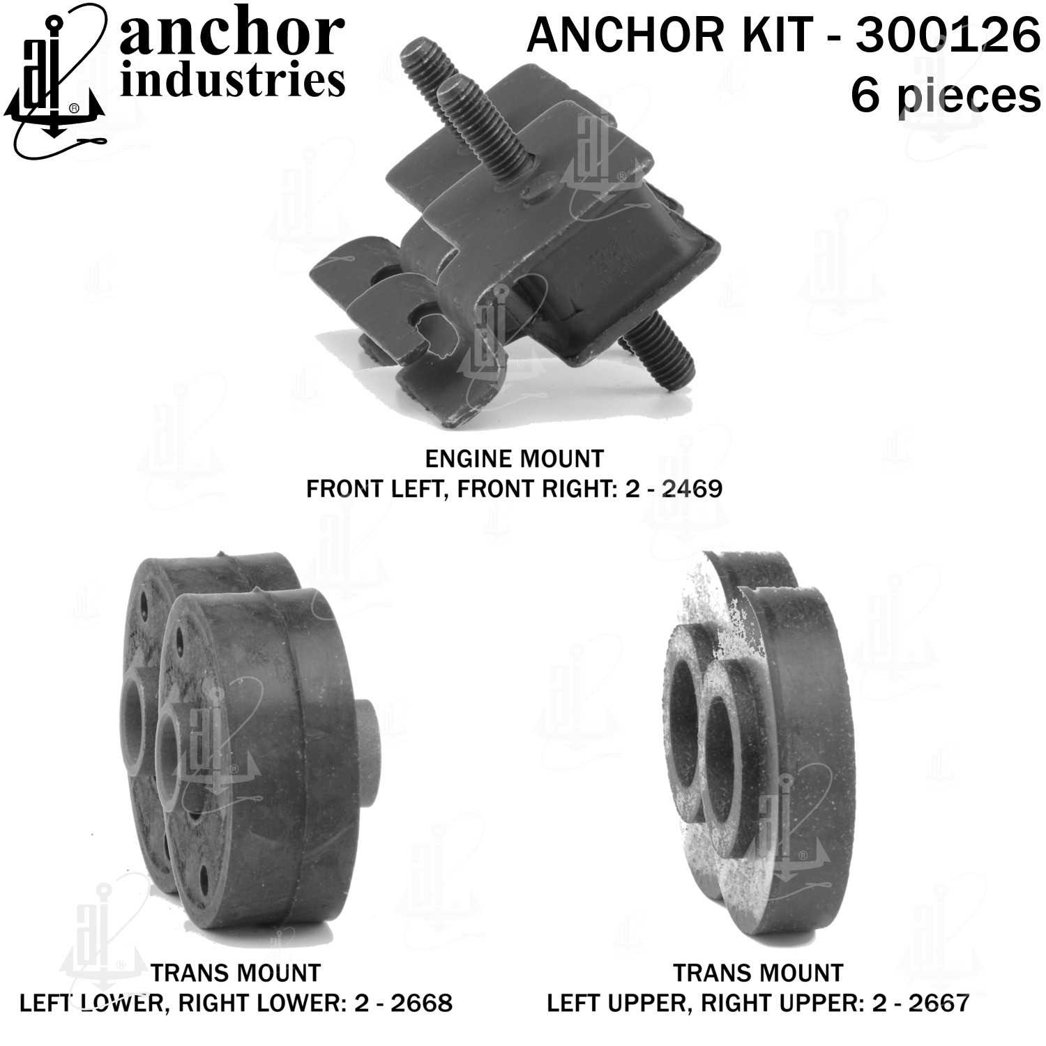 Anchor Engine Mount Kit 300126