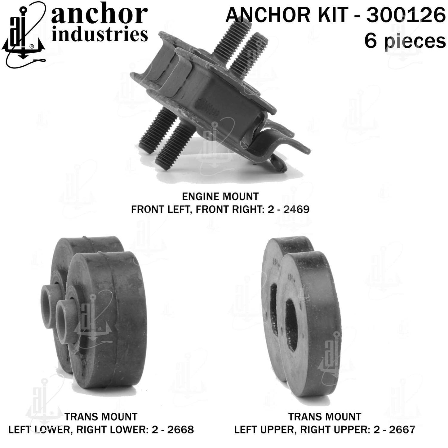 Anchor Engine Mount Kit 300126