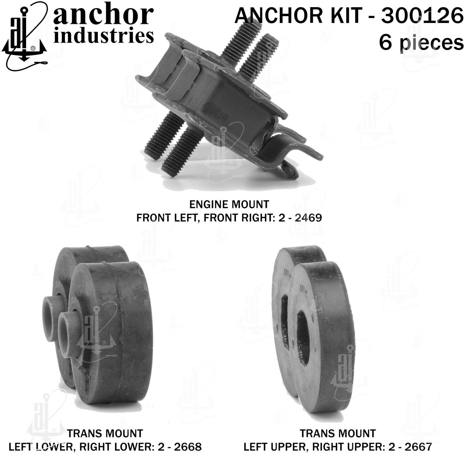 Anchor Engine Mount Kit 300126