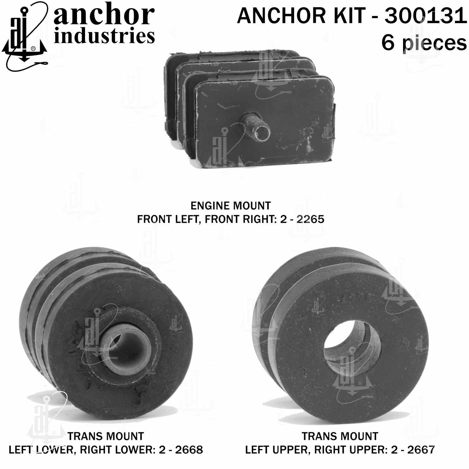 Anchor Engine Mount Kit 300131