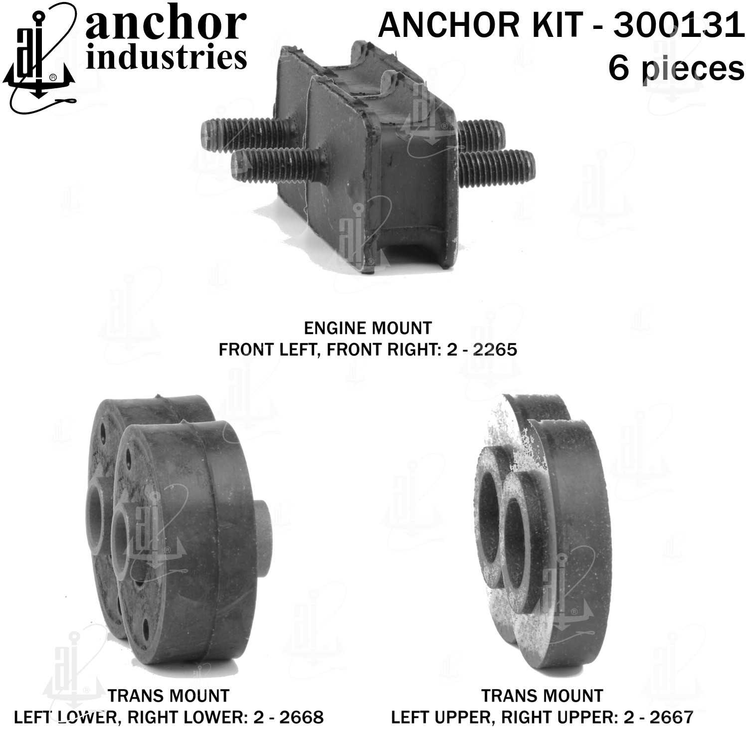 Anchor Engine Mount Kit 300131