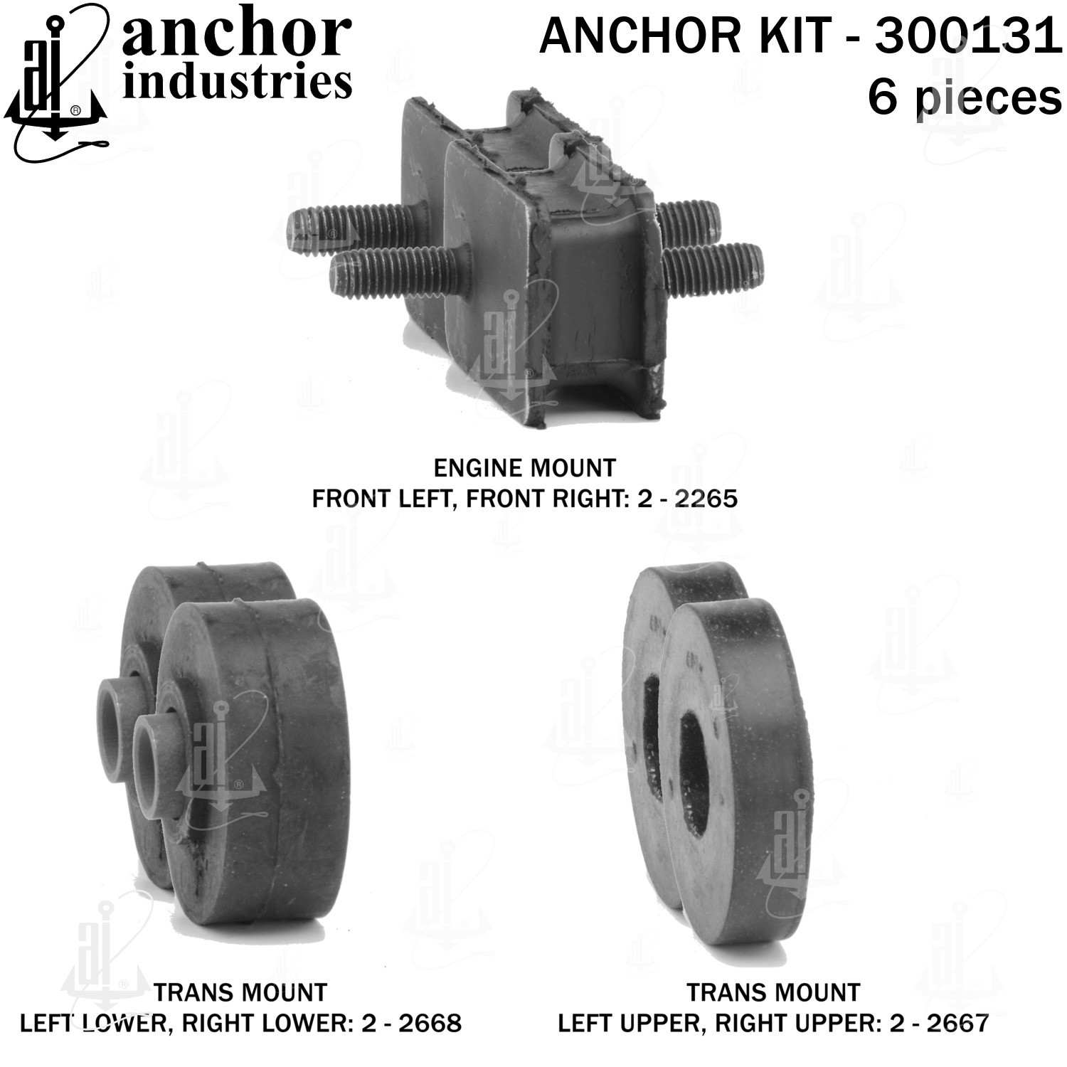 Anchor Engine Mount Kit 300131