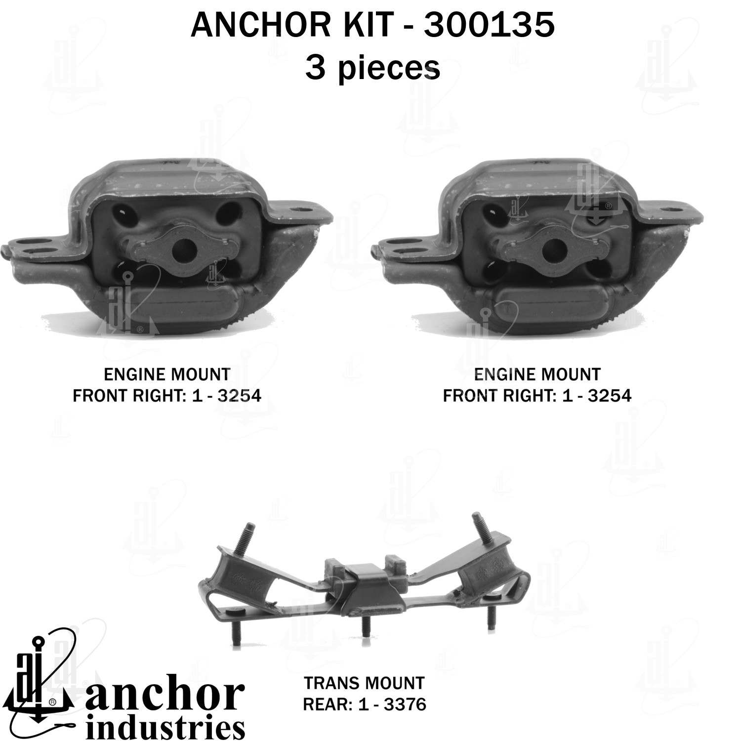 Anchor Engine Mount Kit 300135