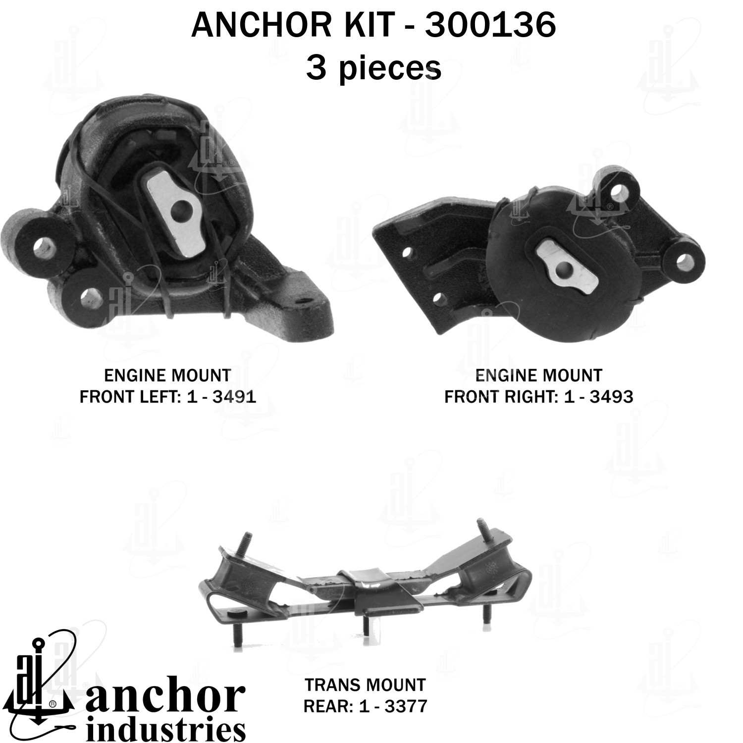 Anchor Engine Mount Kit 300136