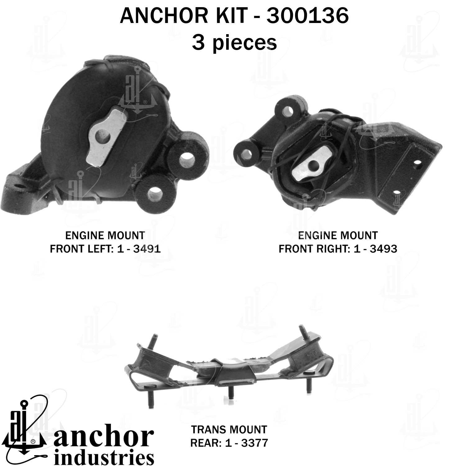 Anchor Engine Mount Kit 300136