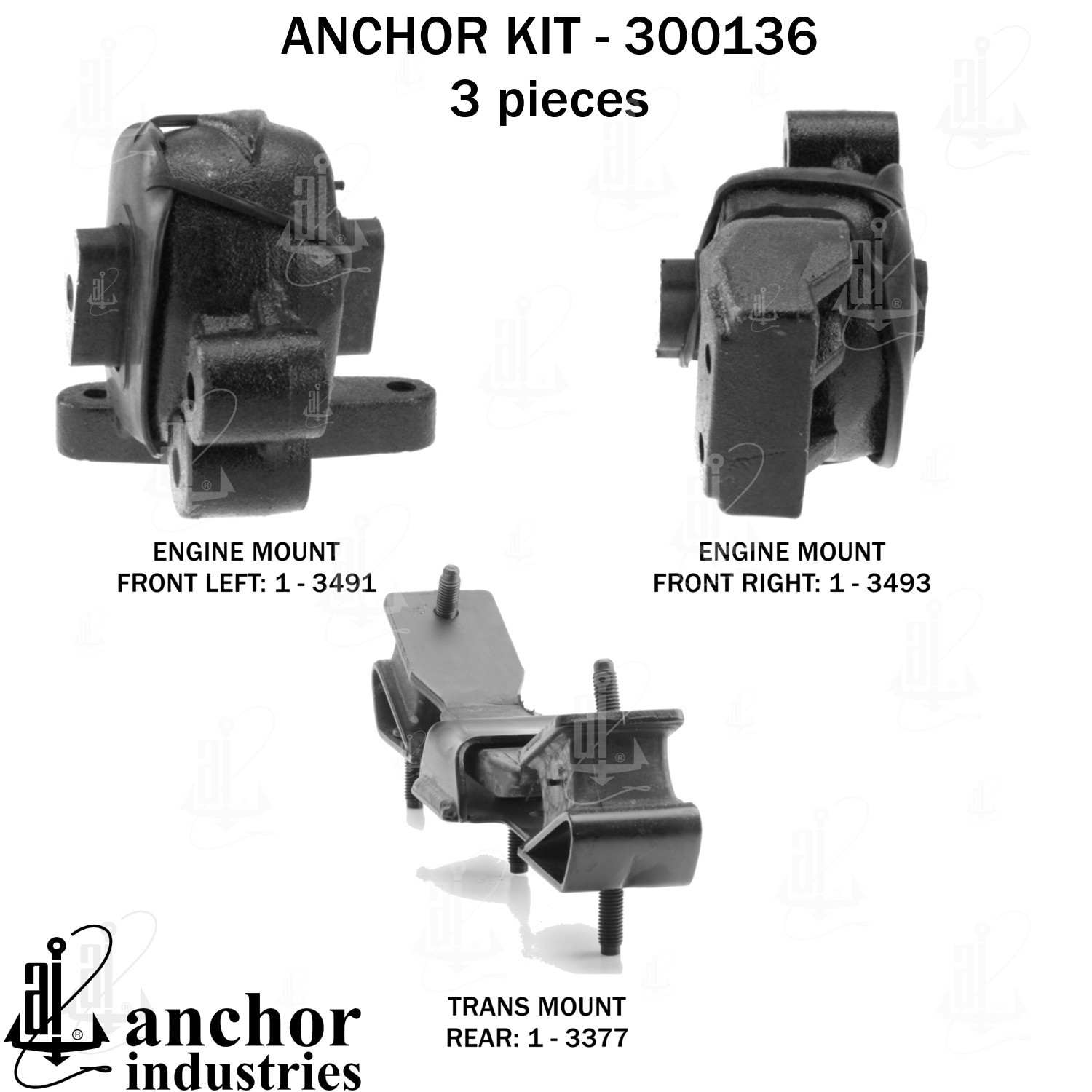 Anchor Engine Mount Kit 300136