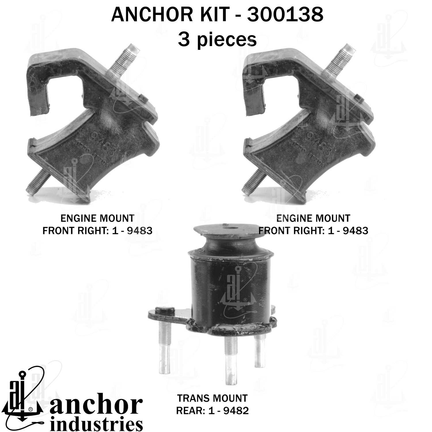 Anchor Engine Mount Kit 300138