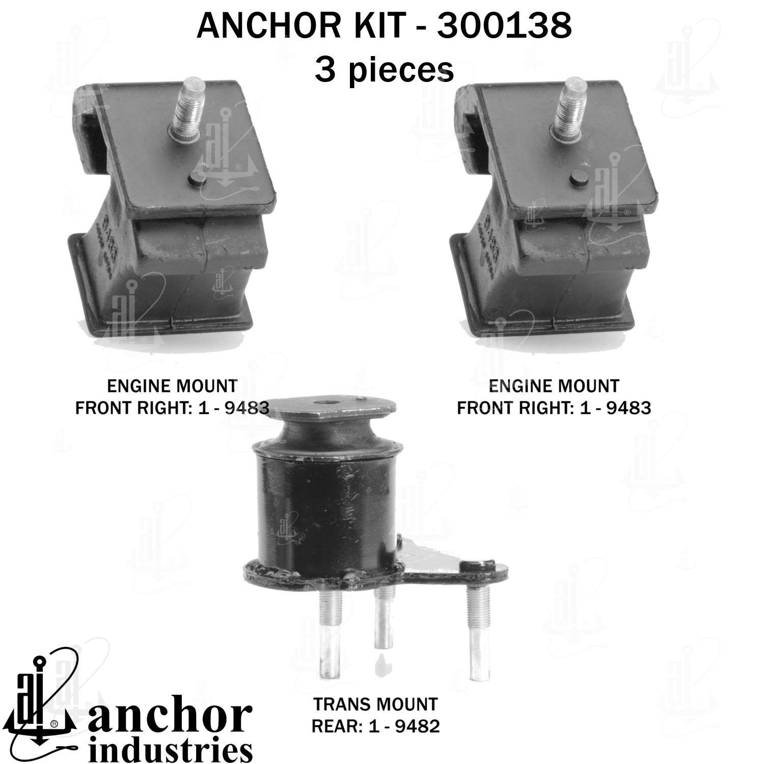 Anchor Engine Mount Kit 300138