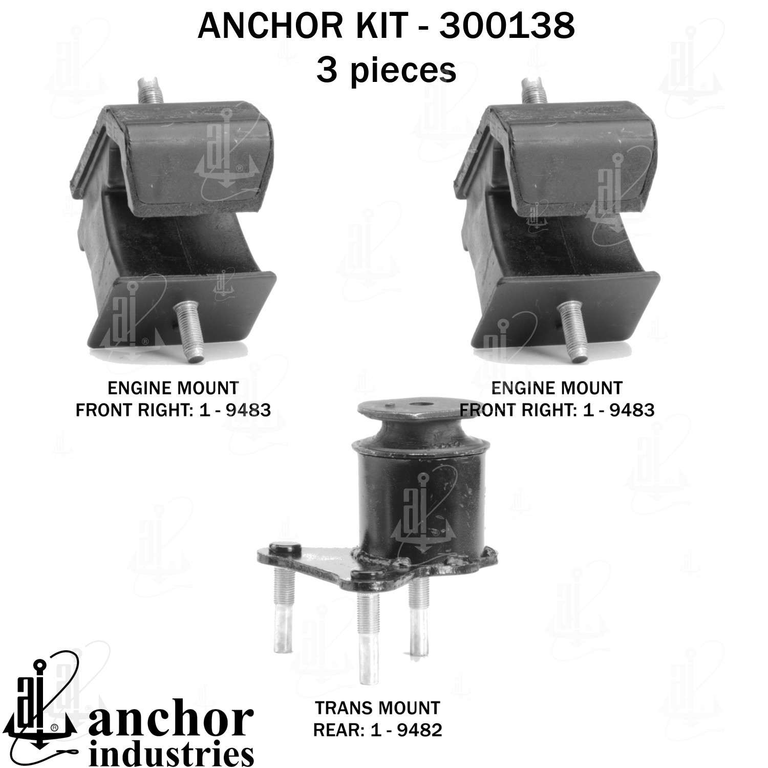 Anchor Engine Mount Kit 300138