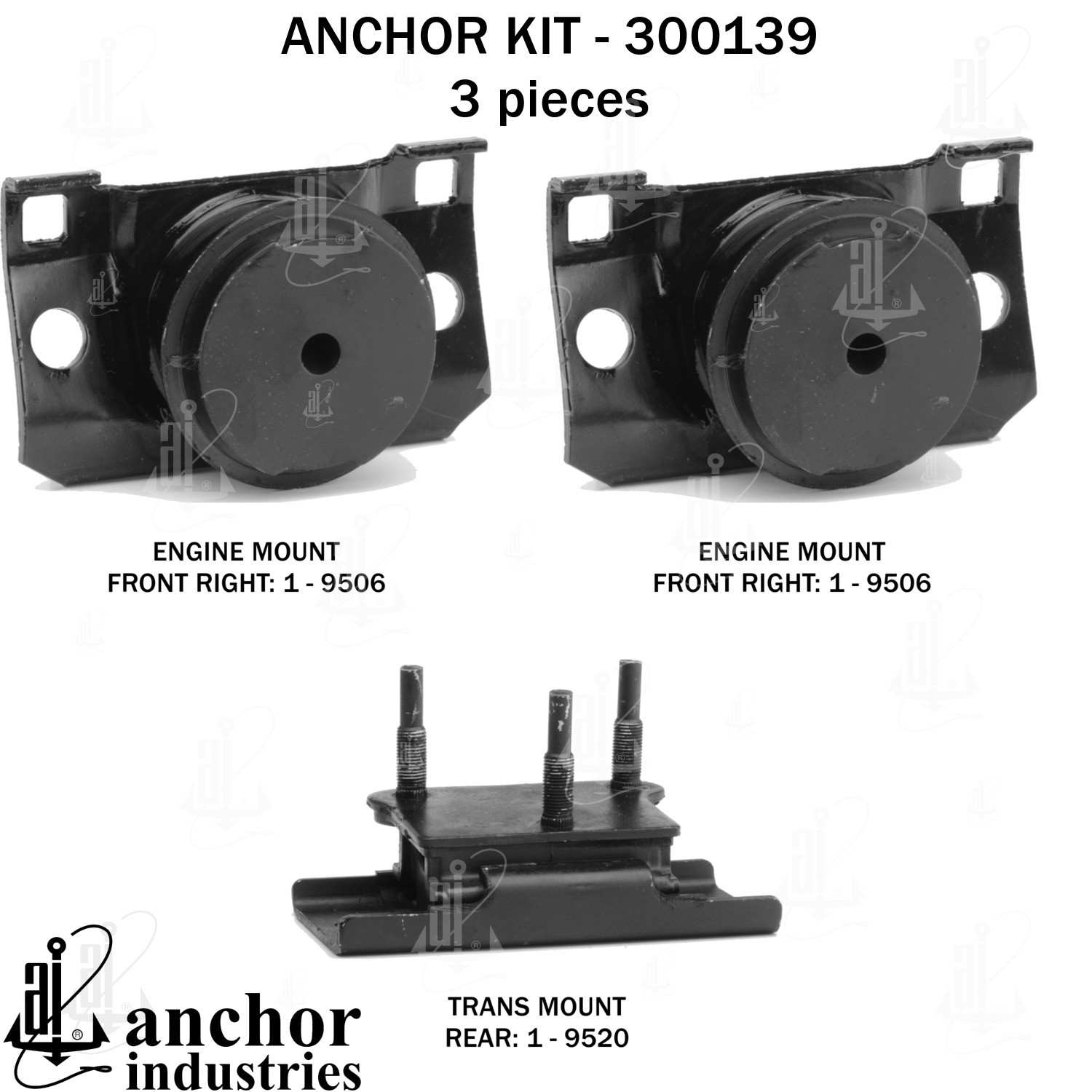 Anchor Engine Mount Kit 300139