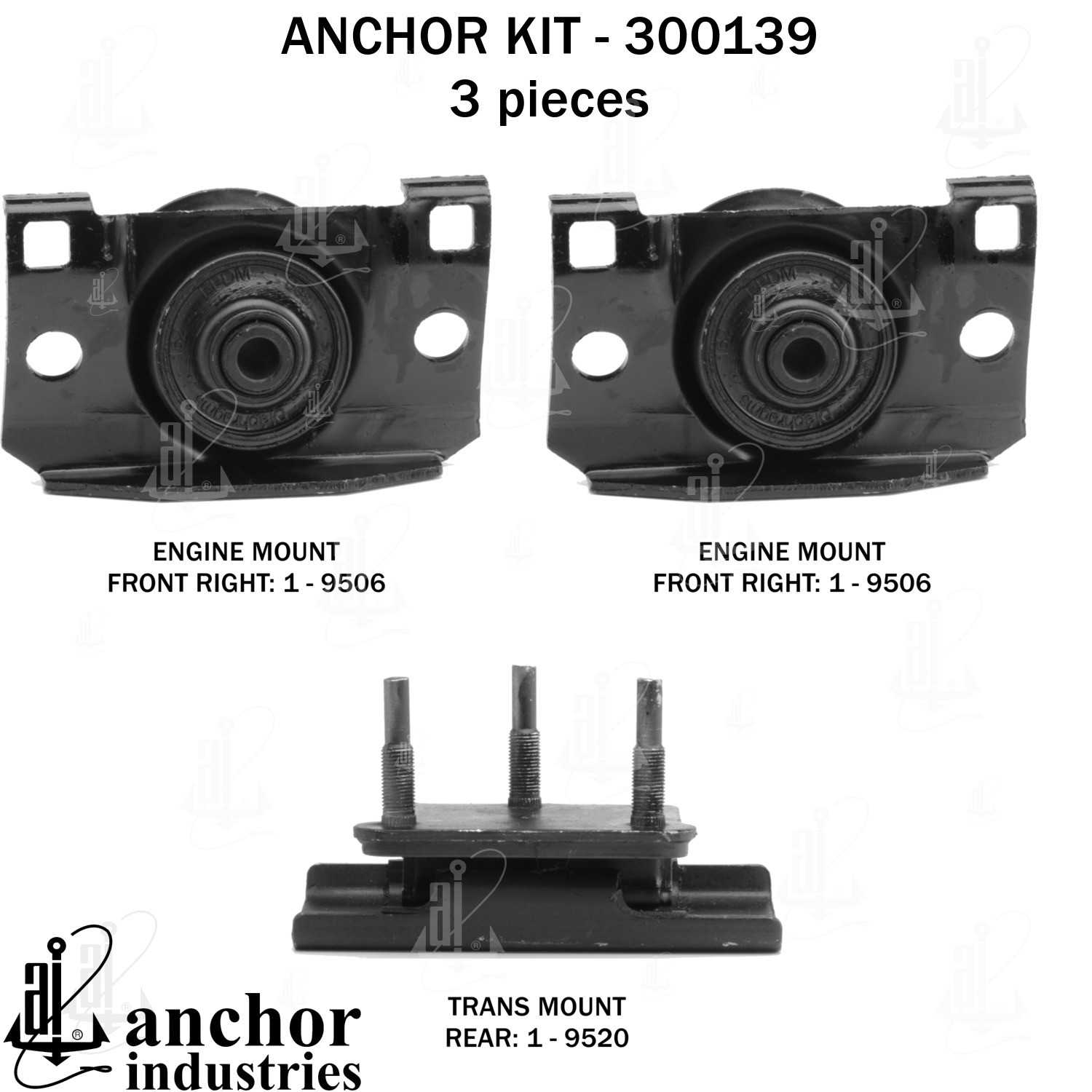 Anchor Engine Mount Kit 300139