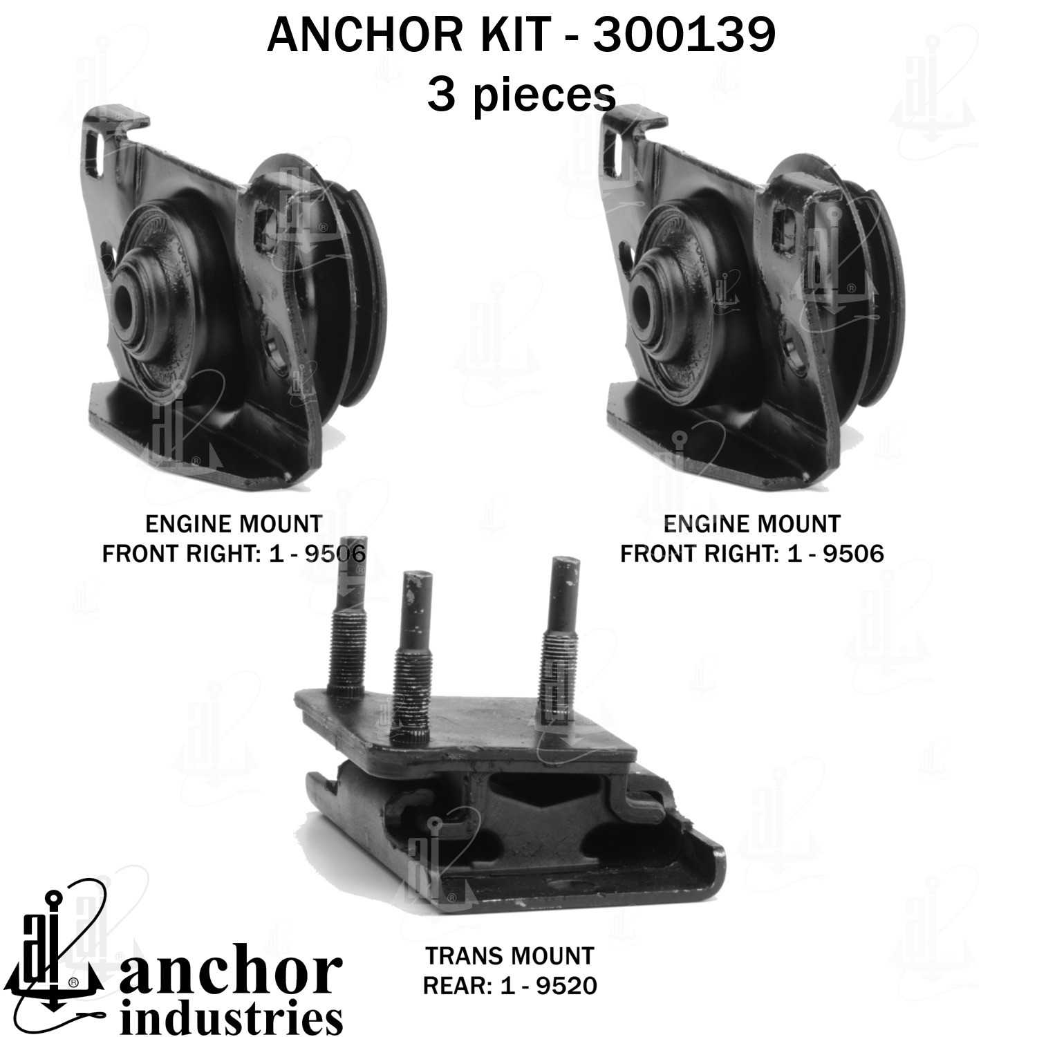 Anchor Engine Mount Kit 300139