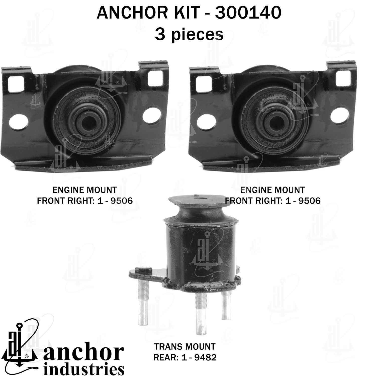 Anchor Engine Mount Kit 300140