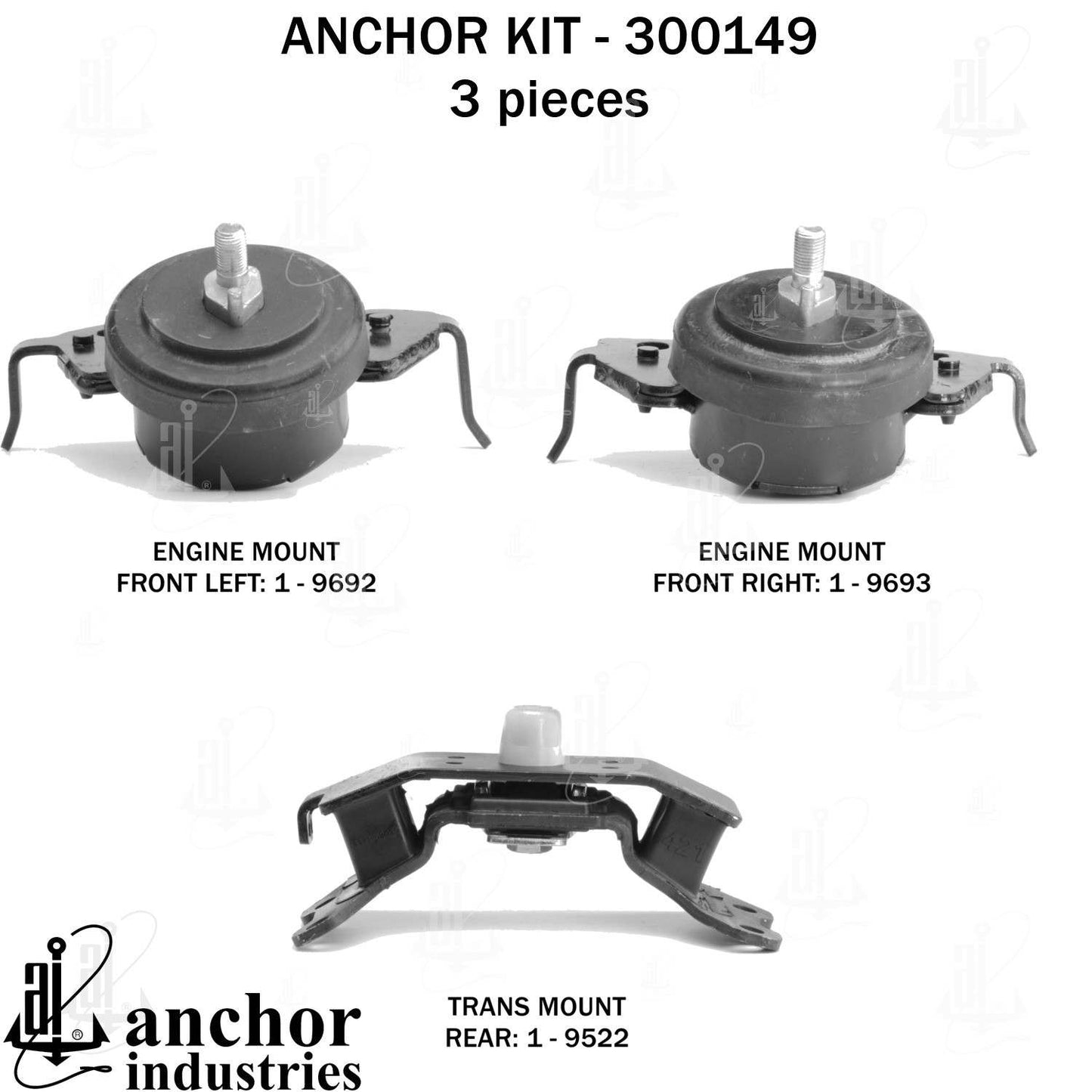 Anchor Engine Mount Kit 300149