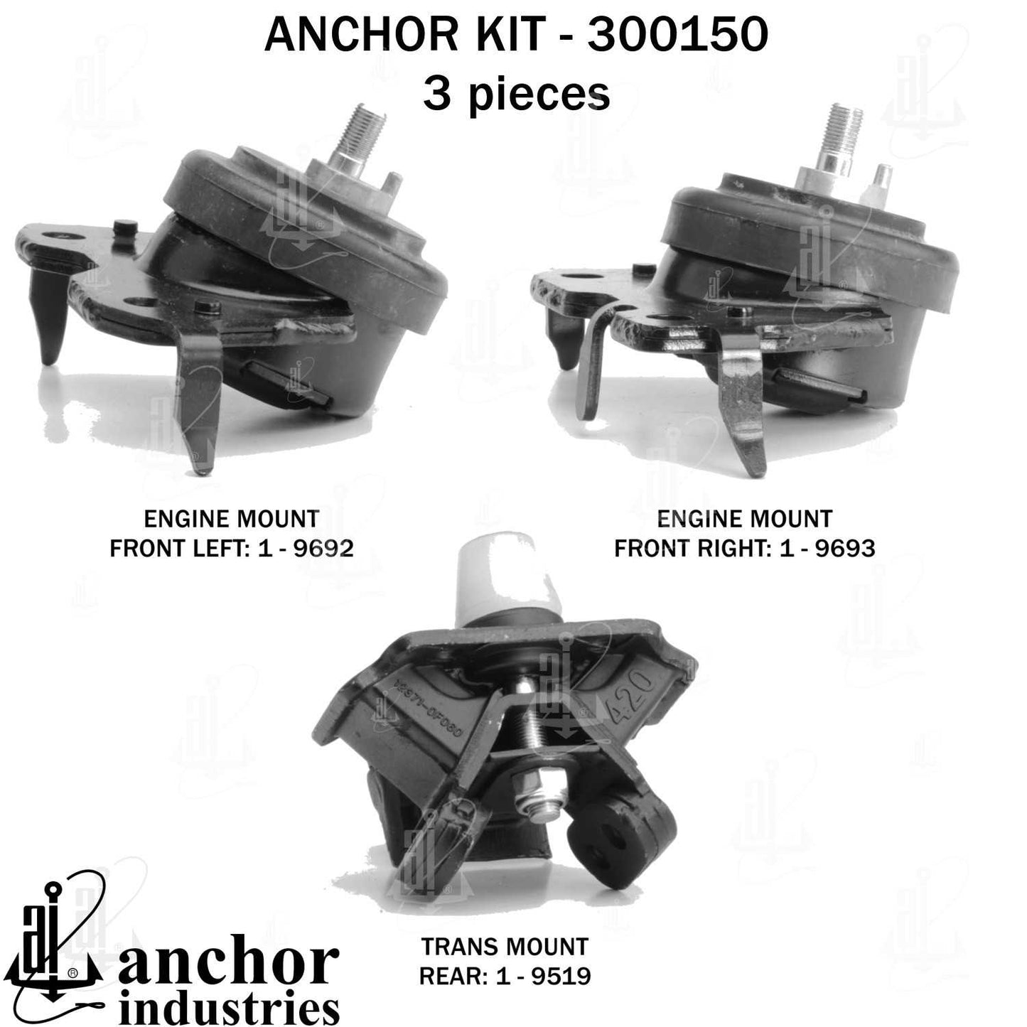 Anchor Engine Mount Kit 300150