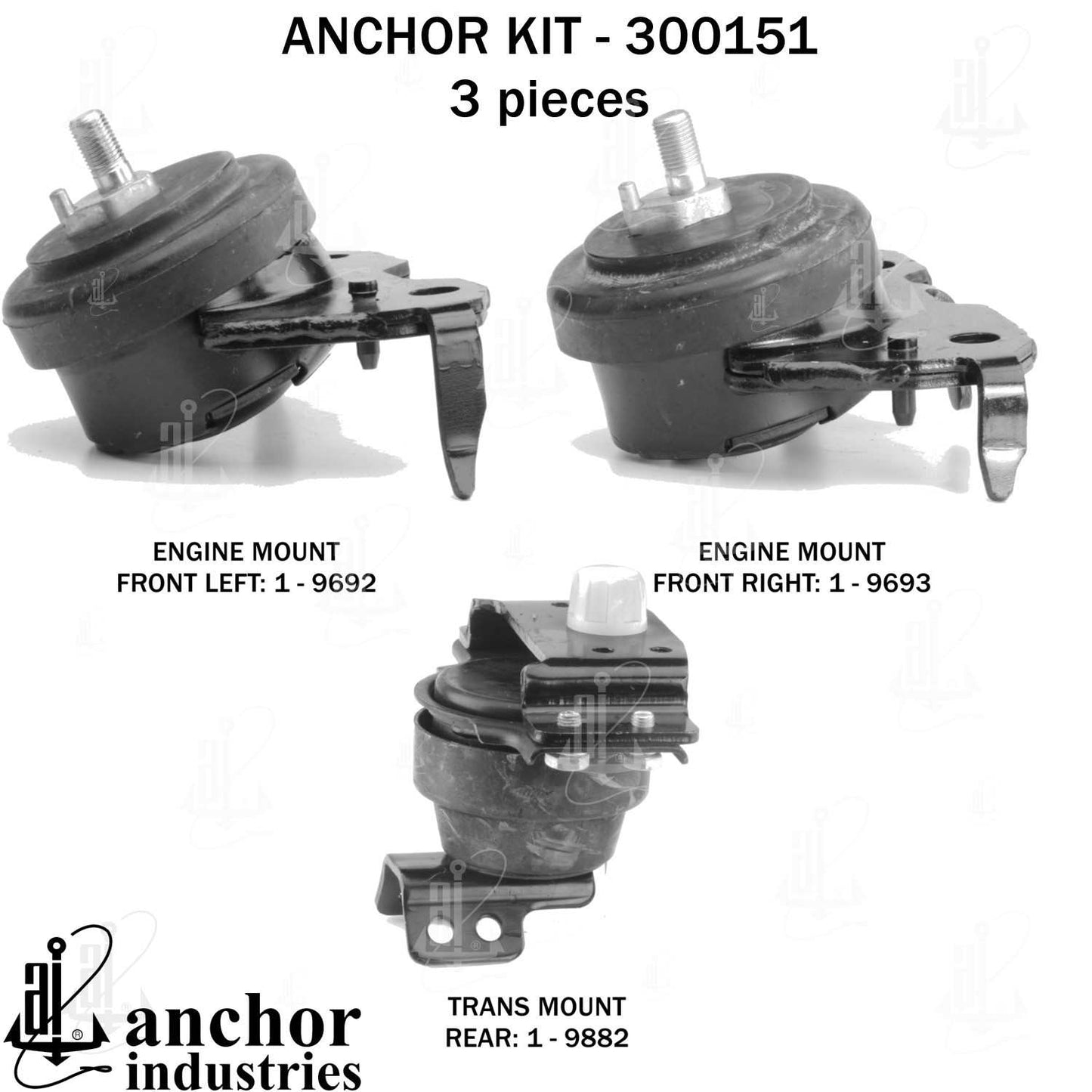 Anchor Engine Mount Kit 300151