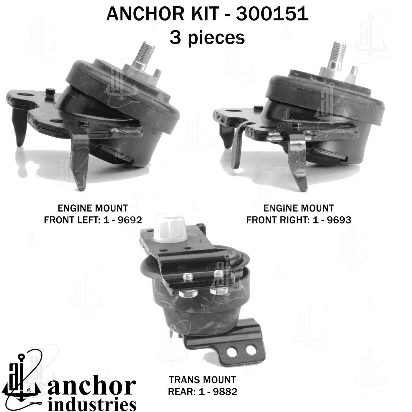 Anchor Engine Mount Kit 300151
