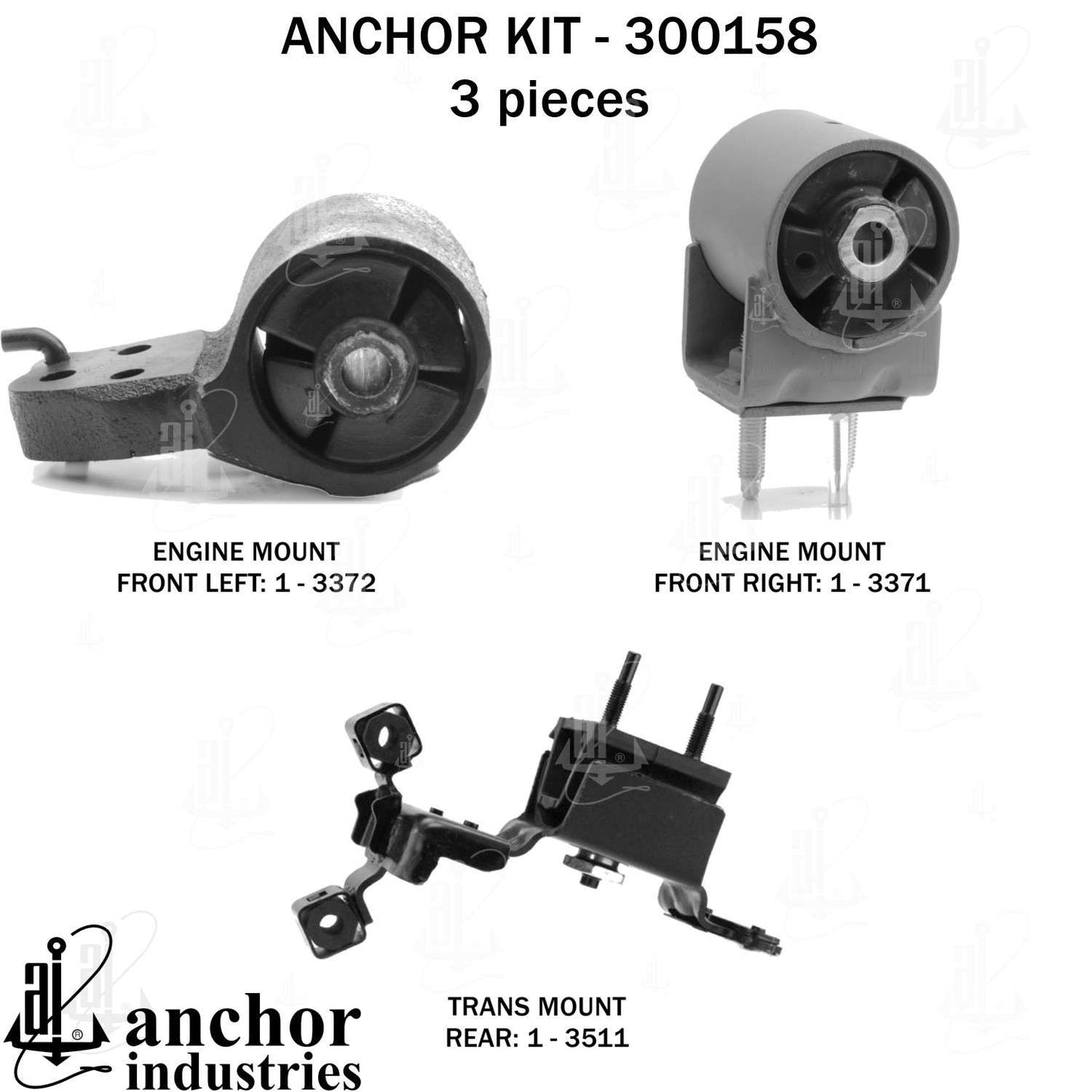 Anchor Engine Mount Kit 300158